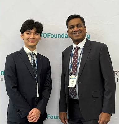 Aedann with Dr Rupesh Agrawal