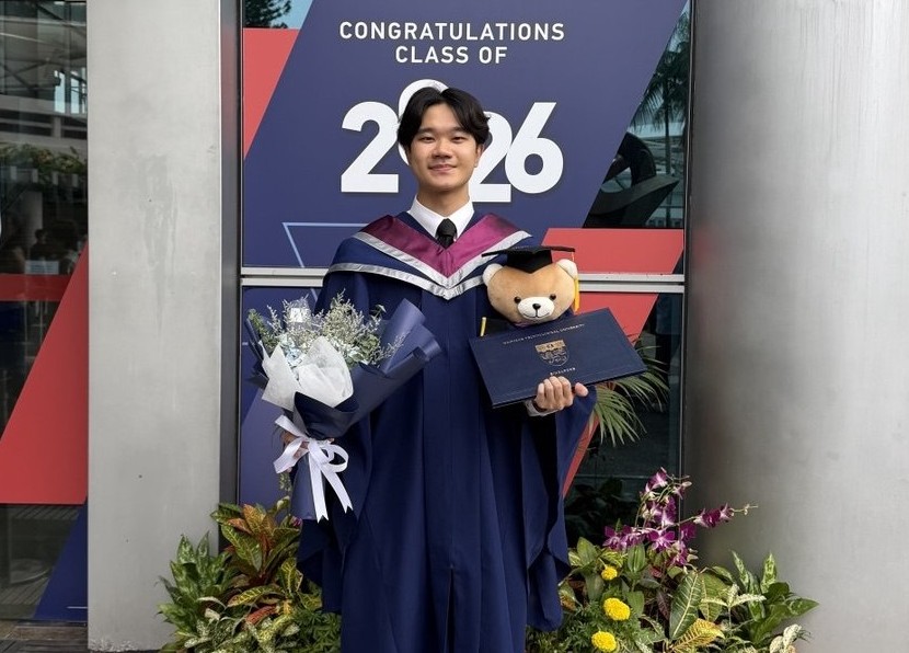 Jonathan at his graduation